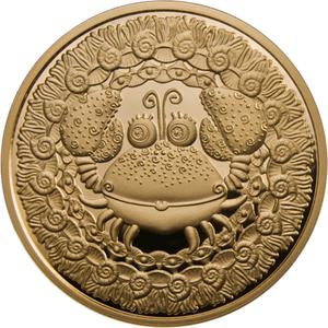 Belarus / Half Ounce Gold 2011 Cancer - reverse photo