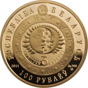 Belarus / Half Ounce Gold 2011 Capricorn - obverse photo