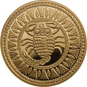 Belarus / Half Ounce Gold 2011 Scorpio - reverse photo