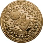 Belarus / Half Ounce Gold 2011 Sagittarius - reverse photo