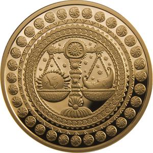Belarus / Half Ounce Gold 2011 Libra - reverse photo