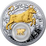 Belarus / One Ounce Silver 2013 Taurus - reverse photo