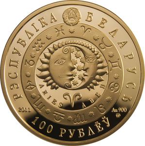 Belarus / Half Ounce Gold 2011 Aries - obverse photo