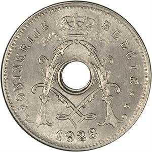Belgium / Five Centimes 1928 - obverse photo