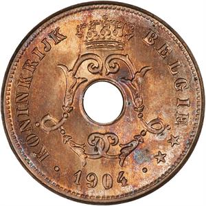 Belgium / Ten Centimes 1904 Flemish - obverse photo