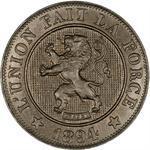 Belgium / Ten Centimes 1894 French - obverse photo