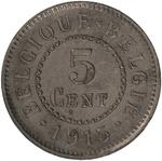 Belgium / Five Centimes 1915 - reverse photo