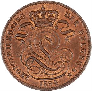 Belgium / One Centime 1894 Flemish - obverse photo