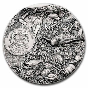 Benin / Silver Kilo 2021 Great Barrier Reef - obverse photo