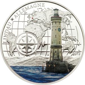 Benin / One Thousand Francs 2012 Lighthouse Lindau - reverse photo