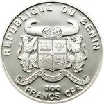 One Hundred Francs 2011 Rosa Indica Fragrans: Photo Coin, Benin, One Hundred Francs 2011 Rosa Indica Fragrans / thumbnail