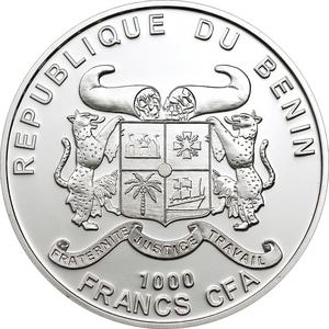 Benin / One Thousand Francs 2011 Lake Baikal - obverse photo