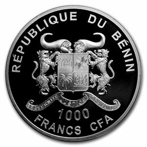 Benin / Silver Ounce 2021 Cannabis Sativa - obverse photo