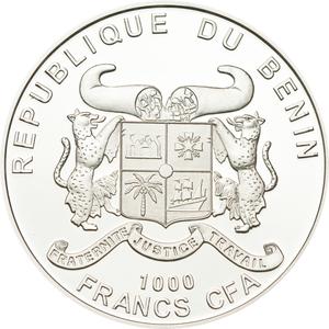 Benin / Silver Ounce 2016 Cannabis Sativa - obverse photo