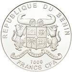 Silver Ounce 2016 Cannabis Sativa: Photo Coin, Benin, Silver Ounce 2016 Cannabis Sativa / thumbnail