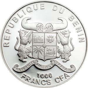 Benin / Silver Ounce 2019 Peace and Love - obverse photo
