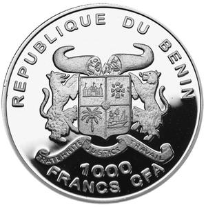 Benin / One Thousand Francs 2002 Klaus Störtebeker - obverse photo