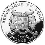 One Thousand Francs 2002 Klaus Störtebeker: Photo Coin, Benin, One Thousand Francs 2002 Klaus Stortebeker / thumbnail