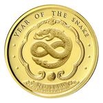 Gold Quarter Ounce 2025 Year of the Snake: Photo Coin, Bhutan, Gold Quarter Ounce 2025 Year of the Snake / thumbnail