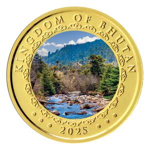 Bhutan / Gold Quarter Ounce 2025 Year of the Snake - obverse photo