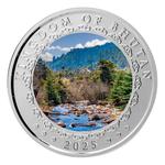 Bhutan / Silver Five Ounces 2025 Year of the Snake - obverse photo