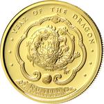 Bhutan / Gold Quarter Ounce 2024 Year of the Dragon - reverse photo