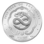 Silver Ounce 2025 Year of the Snake: Photo Coin, Bhutan, Silver Ounce 2025 Year of the Snake / thumbnail