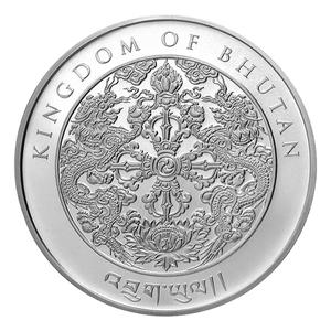 Bhutan / Silver Ounce 2025 Year of the Snake - obverse photo