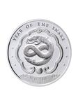 Silver Ounce 2025 Year of the Snake, Proof: Photo Coin, Bhutan, Silver Ounce 2025 Year of the Snake / thumbnail