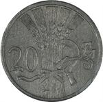 Twenty Haleru 1944: Photo Coin, Bohemia and Moravia, Protectorate of, Twenty Haleru 1944 / thumbnail