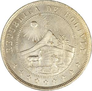 Bolivia / Ten Centavos 1918 - obverse photo