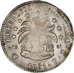 Eight Soles 1861: Photo Coin, Bolivia, Eight Soles 1861 / thumbnail