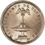 Five Centavos 1876 Cochabamba: Photo Coin, Bolivia, Five Centavos 1876 Cochabamba / thumbnail