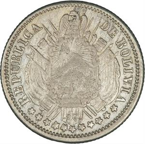 Bolivia / Ten Centavos 1871 - obverse photo