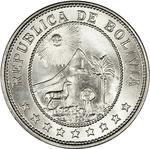 Fifty Centavos 1939: Photo Coin, Bolivia, Fifty Centavos 1939 / thumbnail