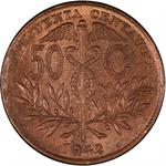 Fifty Centavos 1942: Photo Coin, Bolivia, Fifty Centavos 1942 / thumbnail