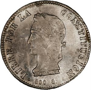 Bolivia / Eight Soles 1861 - obverse photo