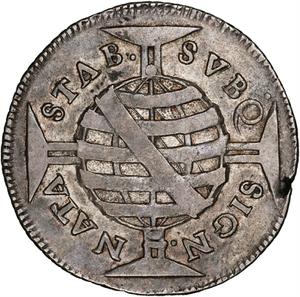 Brazil / Six Hundred and Forty Reis 1695 - reverse photo