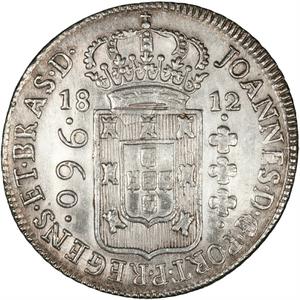 Brazil / Nine Hundred and Sixty Reis 1812 - obverse photo