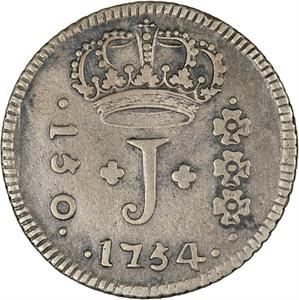 Brazil / One Hundred and Fifty Reis 1754 - obverse photo