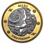 Two Pounds 2023 Glaciers - Mars: Photo Coin, British Antarctic Territory, Two Pounds 2023 Glaciers - Mars / thumbnail