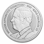 Silver Ounce 2023 Emperor Penguin: Photo Coin, British Antarctic Territory, Silver Ounce 2023 Emperor Penguin / thumbnail