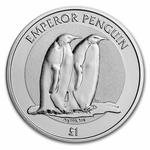 Silver Ounce 2023 Emperor Penguin: Photo Coin, British Antarctic Territory, Silver Ounce 2023 Emperor Penguin / thumbnail