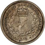 Quarter Guilder 1816: Photo Coin, British Guiana, Quarter Guilder 1816 / thumbnail