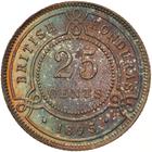 British Honduras / Twenty Five Cents 1895 - reverse photo