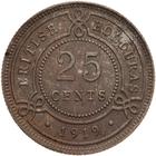 British Honduras / Twenty Five Cents 1919 - reverse photo