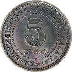 Five Cents 1941: Photo Coin, Malaya, British, Five Cents 1941 / thumbnail
