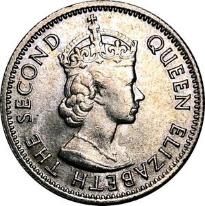 Malaya, British / Five Cents 1961 - obverse photo