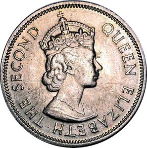 Malaya, British / Twenty Cents 1961 - obverse photo