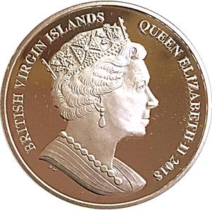 British Virgin Islands / Silver Ounce 2018 Pegasus, Proof - obverse photo